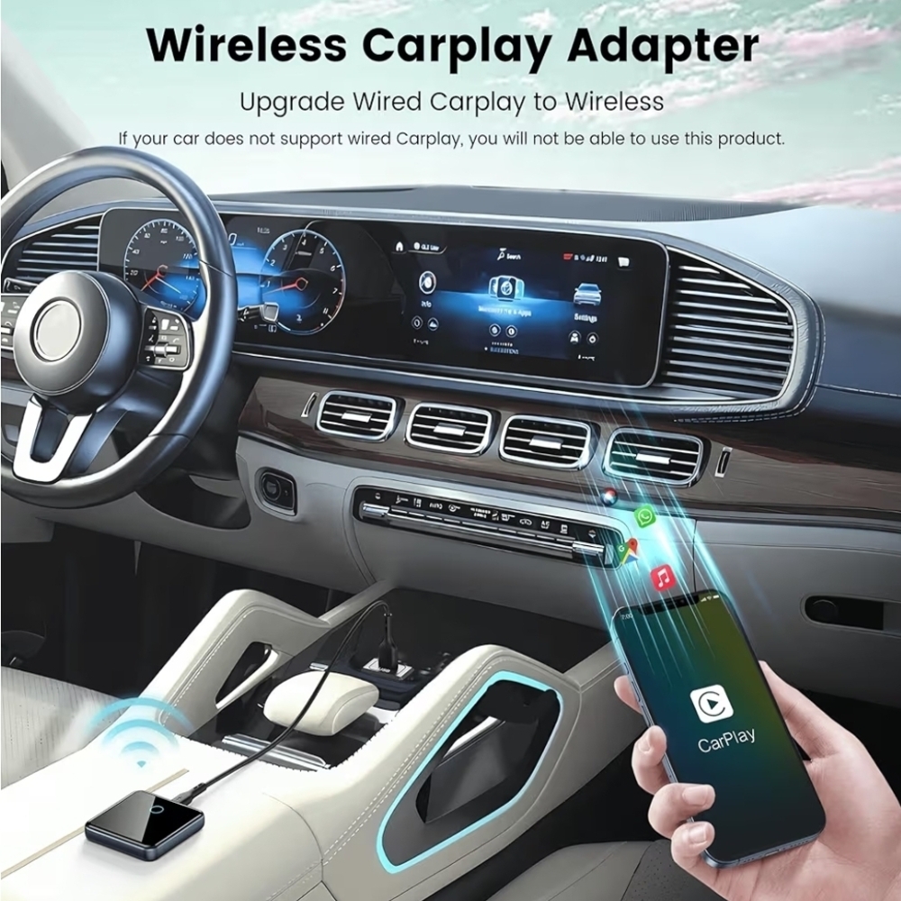 Wireless CarPlay Android Auto Adapter - Picture 4 of 11